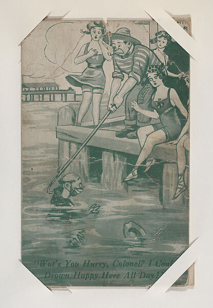 "Wot's You Hurry, Colonel" from Exhibit Comics Cards (W431), Commercial color photolithograph 
