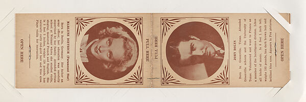 Marlene Dietrich and John Boles from Star Folders Special Cards (W439), Commercial photolithograph 
