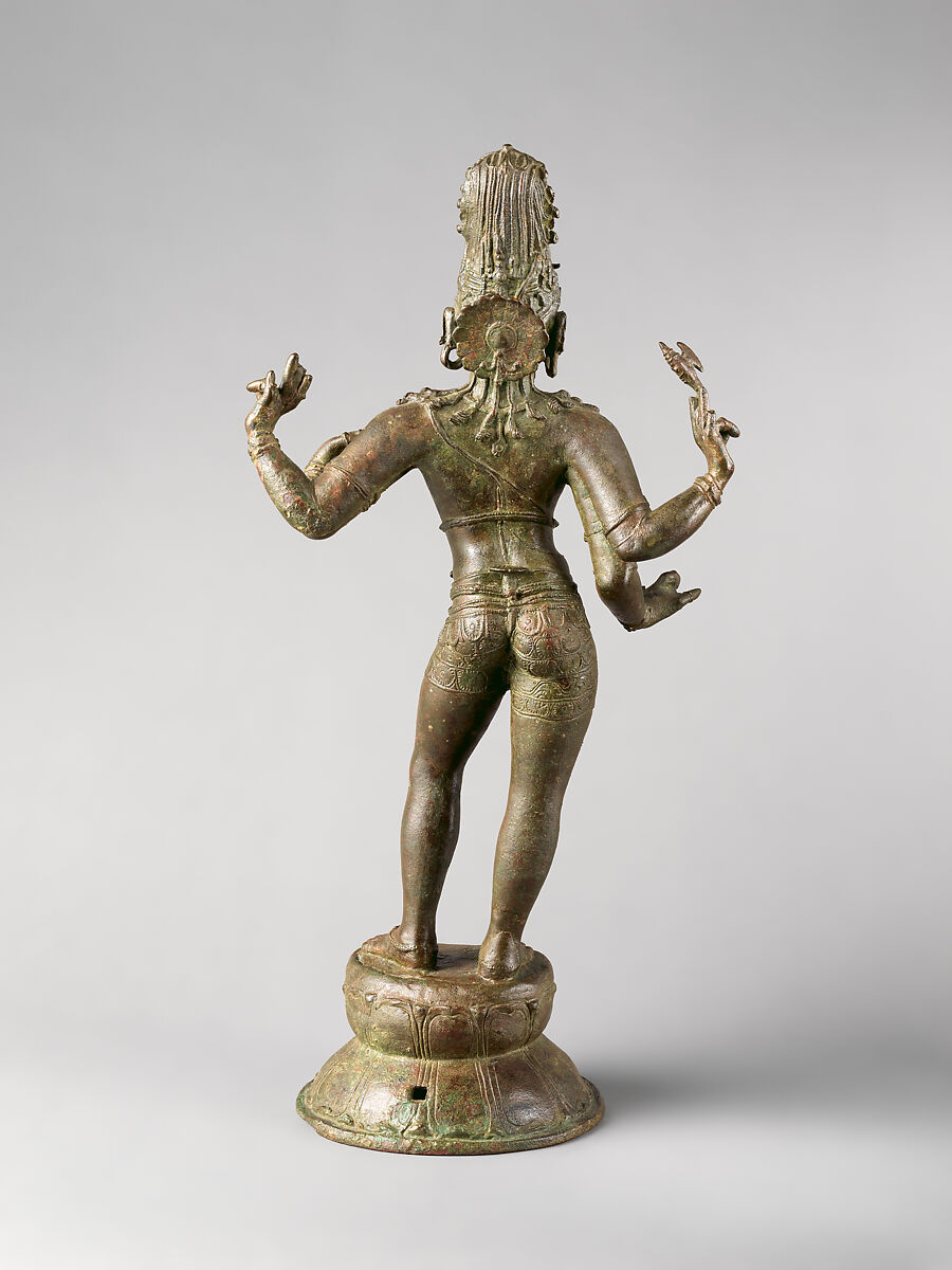 Shiva as Vanquisher of the Three Cities (Shiva Tripuravijaya), Copper alloy, South India (Tamil Nadu, Thanjavur district)