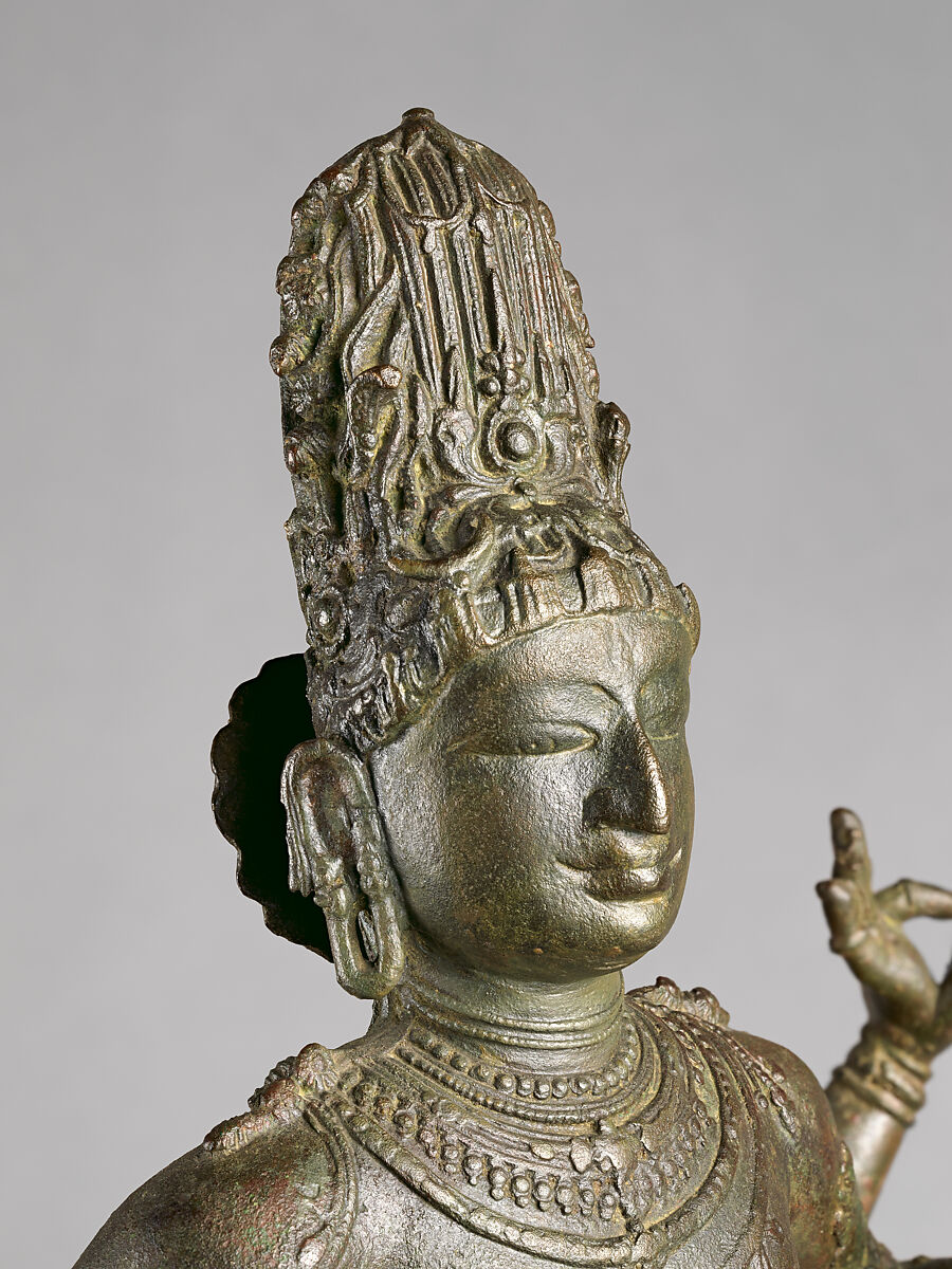 Shiva as Vanquisher of the Three Cities (Shiva Tripuravijaya), Copper alloy, South India (Tamil Nadu, Thanjavur district)