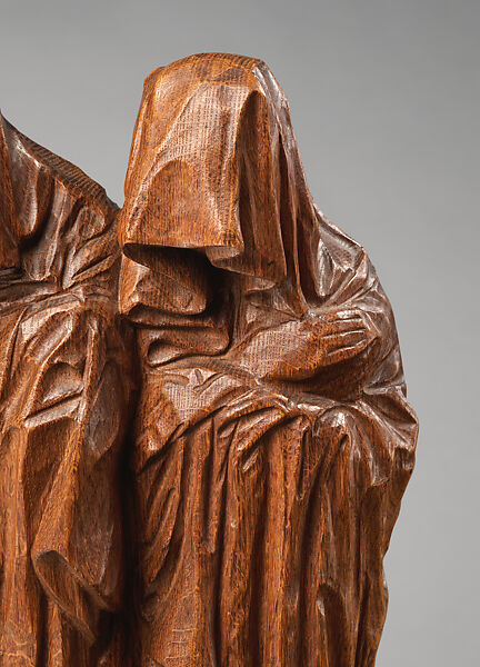 Les saintes femmes au tombeau (Three Holy Women at the Tomb), George Minne (Belgian, Ghent 1866–1941 Sint-Martens-Latem, Belgium), Varnished oak, Belgian