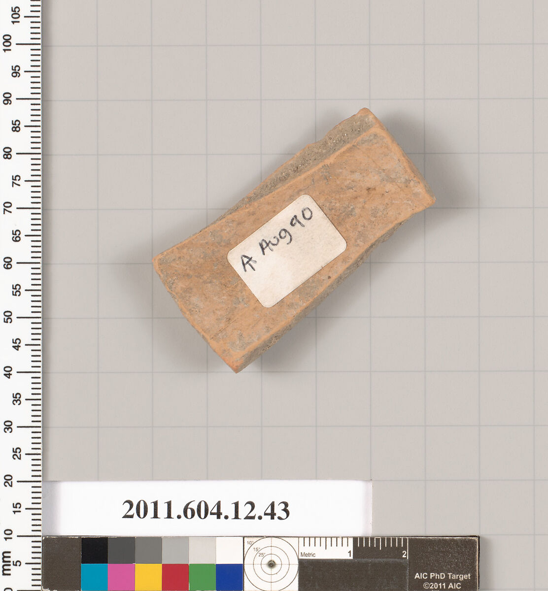 Terracotta fragment of a closed shape, Terracotta, Greek, South Italian, Lucanian