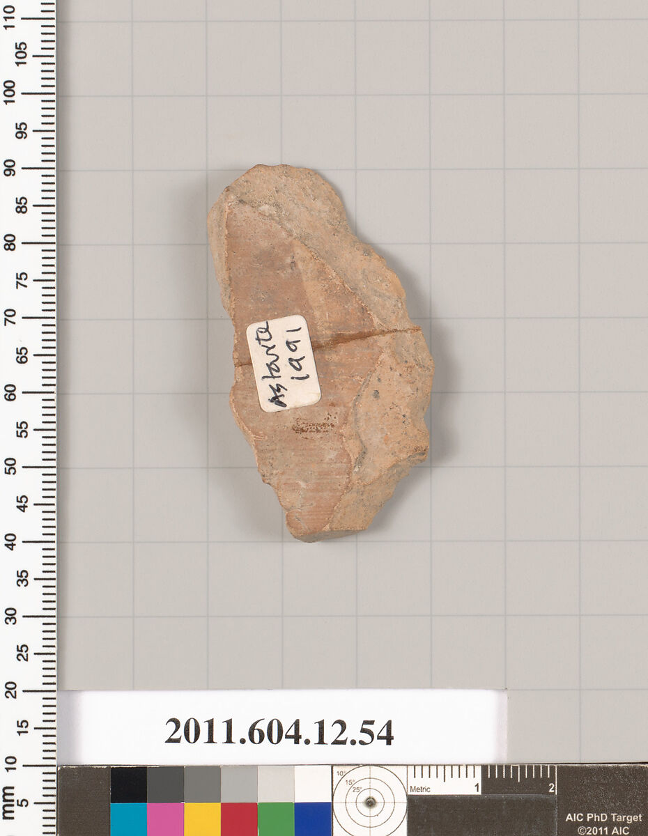 Terracotta fragment of a closed shape, Terracotta, Greek, South Italian?