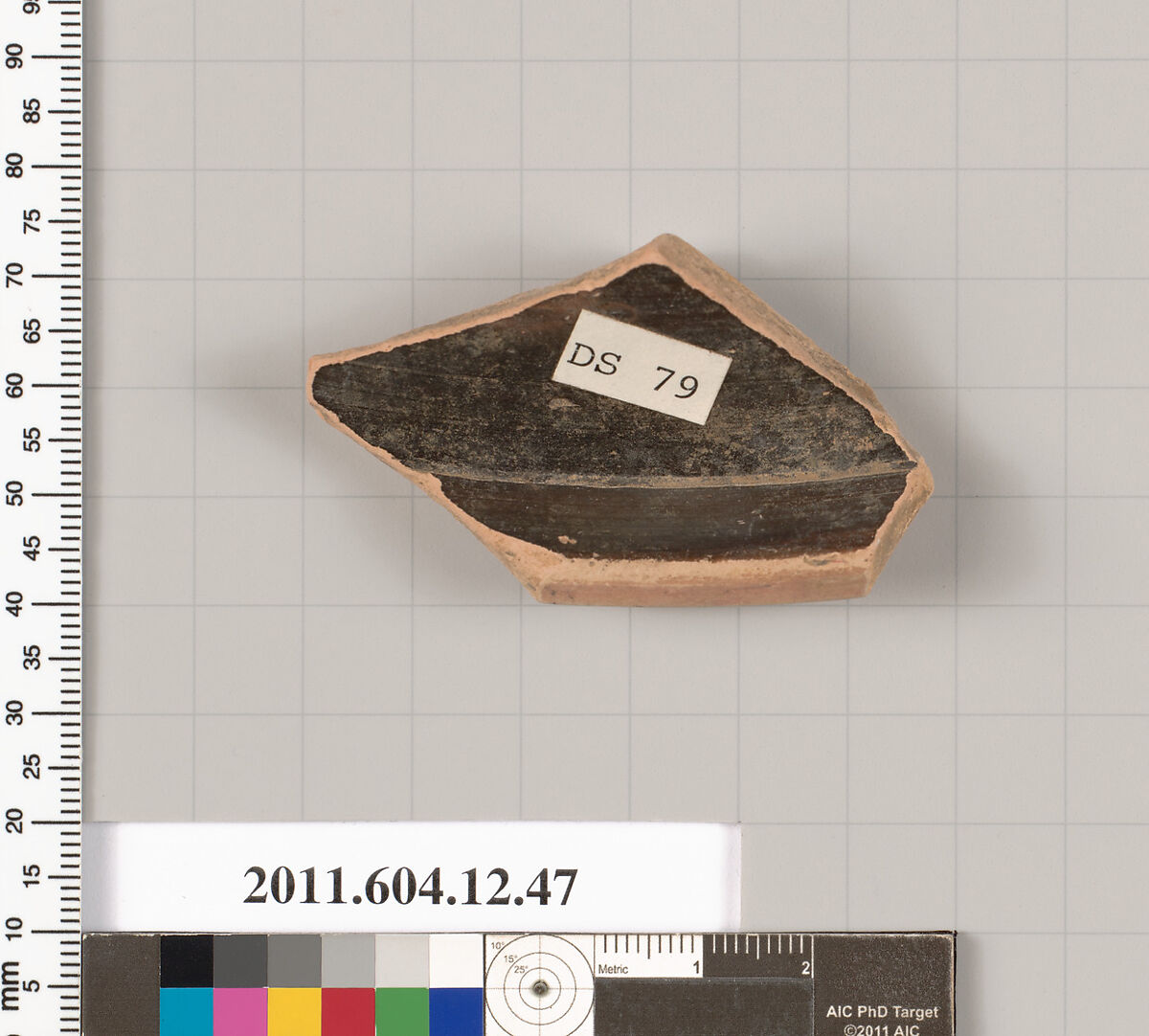 Terracotta fragment of a lekanis (dish), Terracotta, Greek, South Italian, Paestan