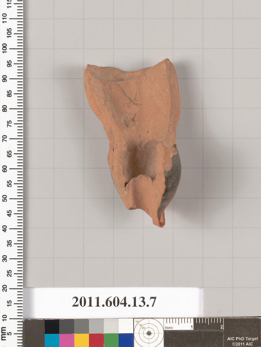 Terracotta fragment of a plastic vase?, Terracotta, East Greek