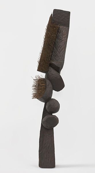 Bush Woman, Jack Whitten (American, Bessemer, Alabama 1939–2018 New York), Black mulberry and wire 