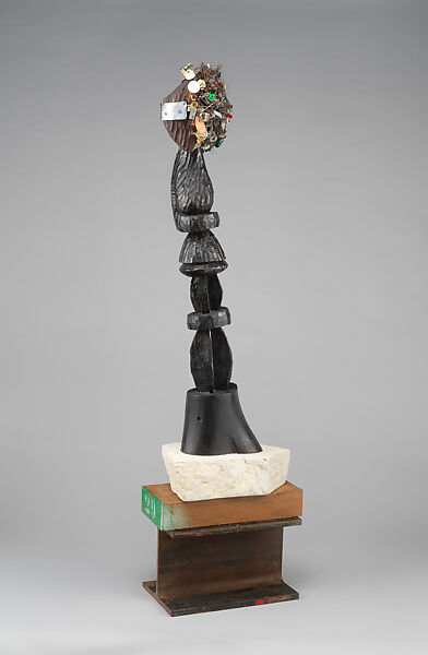 Lucy, Jack Whitten (American, Bessemer, Alabama 1939–2018 New York), Wood, stone, metal, paint, plastic, glass and clay