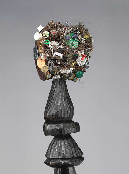 Lucy, Jack Whitten (American, Bessemer, Alabama 1939–2018 New York), Wood, stone, metal, paint, plastic, glass and clay