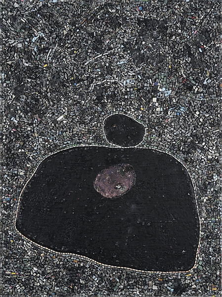 Black Monolith, X (The Birth of Muhammad Ali), Jack Whitten (American, Bessemer, Alabama 1939–2018 New York), Acrylic on canvas 