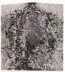 Black Monolith III For Barbara Jordan, Jack Whitten (American, Bessemer, Alabama 1939–2018 New York), Acrylic collage on canvas 