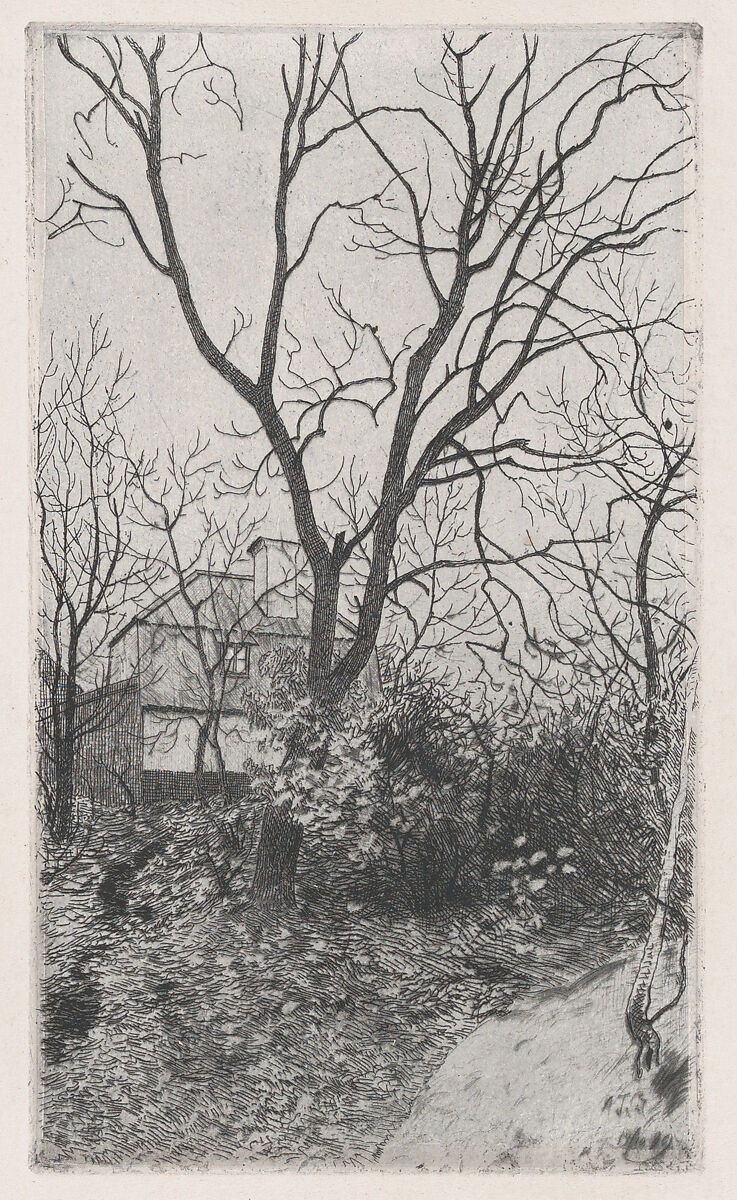 Autumn (Höst), Albert Theodor Gellerstedt (Swedish, Säterbo 1836–1914 Engelbrecht), Etching and drypoint 