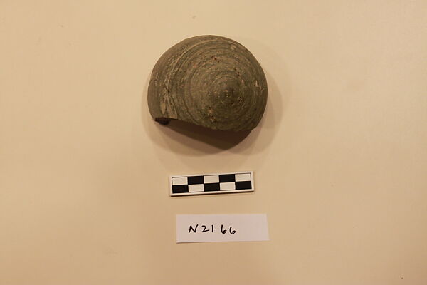 Fragment of a Spheroconical Vessel, Earthenware; unglazed