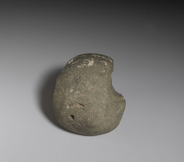 Fragment of a Spheroconical Vessel, Earthenware; unglazed
