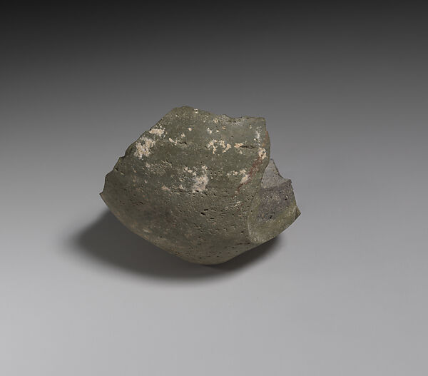 Fragment of a Spheroconical Vessel, Earthenware; unglazed 