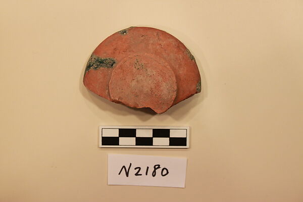 Ceramic Fragment, Earthenware; glazed