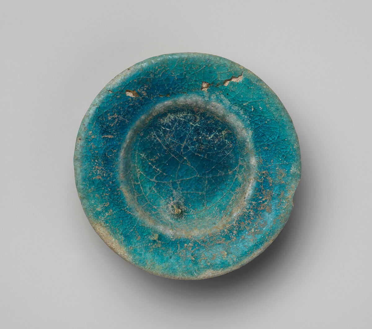 Miniature Dish, Stonepaste; glazed 