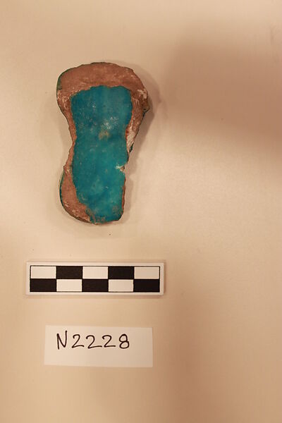 Ceramic Fragment, Stonepaste; glazed