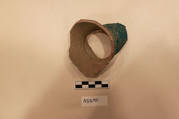 Ceramic Fragment, Stonepaste; glazed