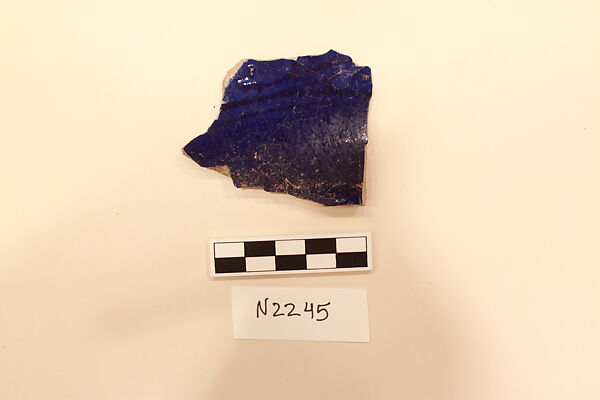 Ceramic Fragment, Stonepaste; incised and glazed 