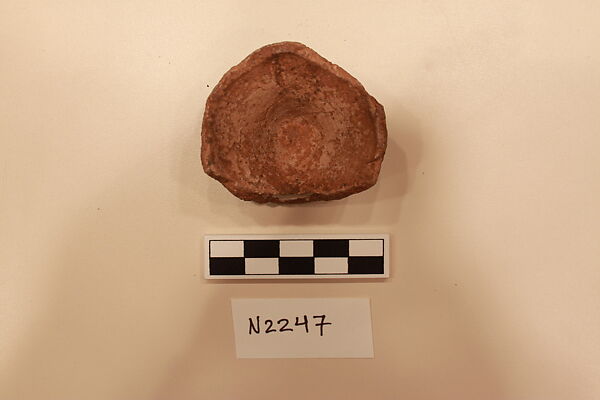 Ceramic Fragment, Stonepaste; underglaze painted and glazed