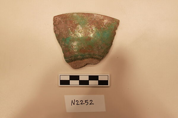 Ceramic Fragment, Stonepaste; glazed
