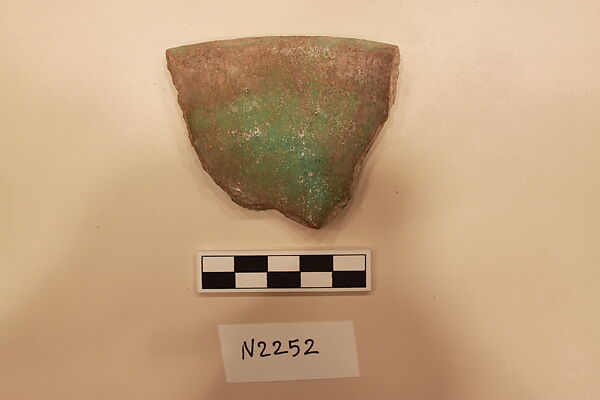 Ceramic Fragment, Stonepaste; glazed 