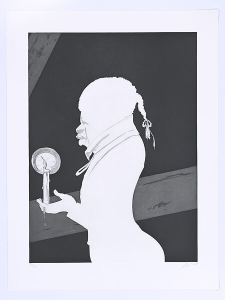Resurrection Story with Patrons, Kara Walker (American, born Stockton, California, 1969), Etching with aquatint, sugar-lift, spit-bite and dry-point, Printed on Hahnemuhle Copperplate Bright White 400gsm paper