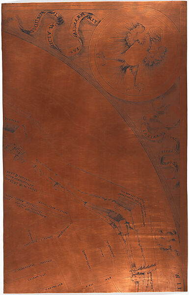 Survey of Vienna, Augustin Hirschvogel (German, Nuremberg 1503–1553 Vienna), Six copper plates 