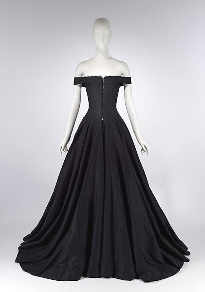 Ensemble, Olivier Theyskens (Belgian, born 1977), (a, b) silk, metal; (c, d) leather, metal, Belgian