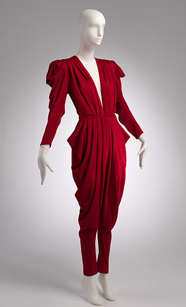 Jumpsuit, OMO Norma Kamali (American, born 1978), synthetic fiber, American