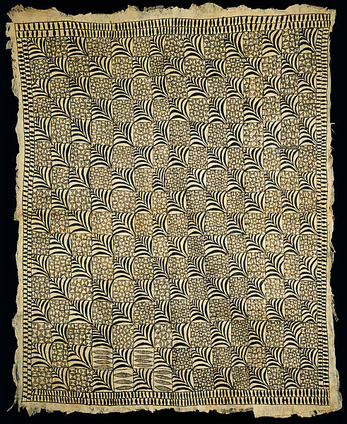 Barkcloth (hiapo), Paper mulberry inner bark, pigment 