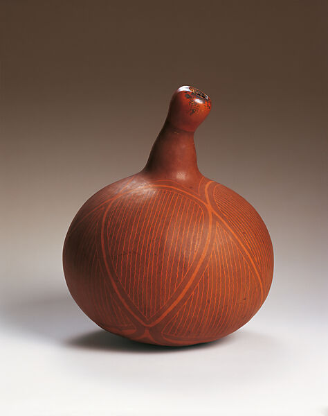 Gourd (ipu hue wai pāwehe), Gourd, pigment 