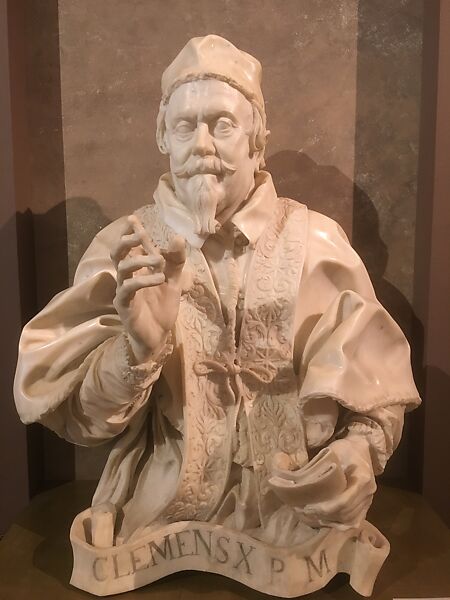 Pope Clement X (1590–1676), Giovanni Battista Gaulli (Il Baciccio) (Italian, Genoa 1639–1709 Rome), Oil on canvas