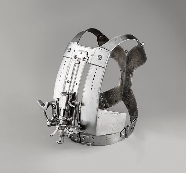 Mechanical Breastplate for Variants of the Joust of War, Steel, copper alloy, South German 