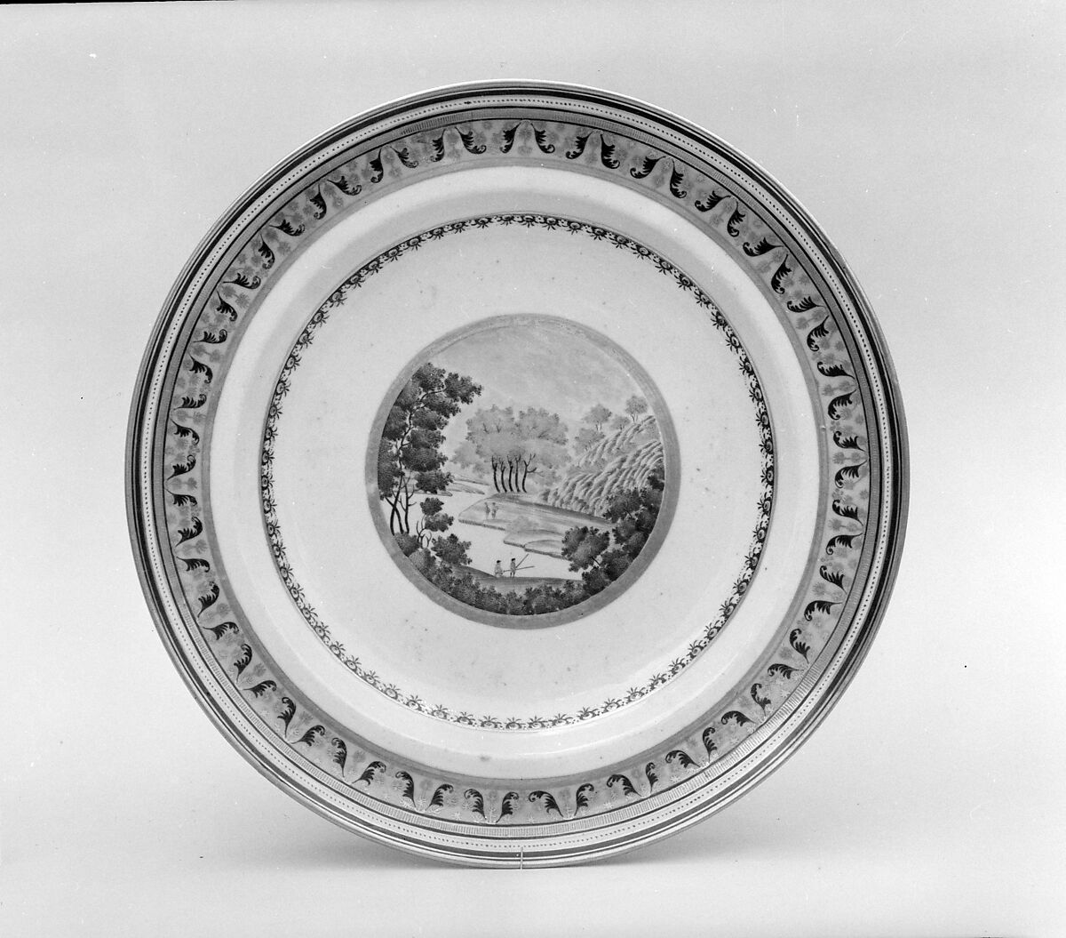 Soup Plate, Porcelain, Chinese 