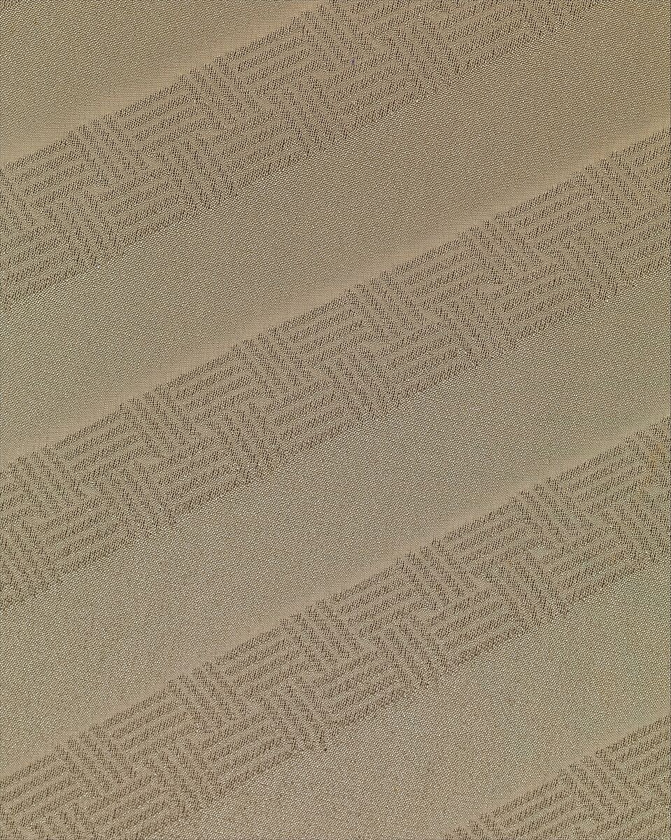 Kimono with Design of Lilies, Chinese Bellflowers, and Pinks, Figured crepe silk with woven diagonal fret pattern; hand-painted with gold accents, embroidered crest, Japan