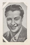 Don Ameche from TV and Radio Stars Exhibit Cards series (W409), Commercial photolithograph 