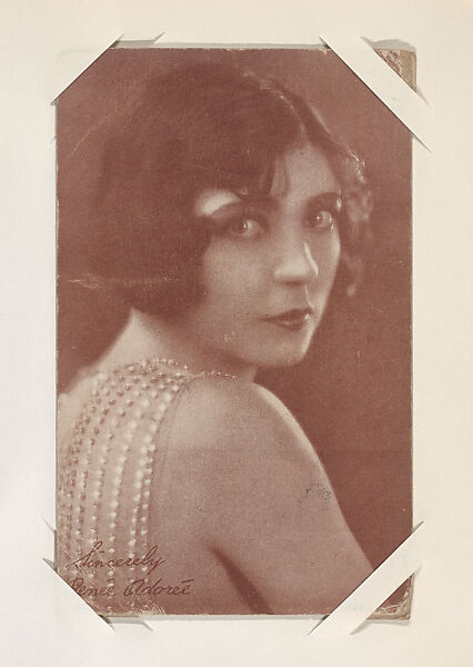 Renée Adorée From Movie Stars Exhibit Cards Series W401 The 