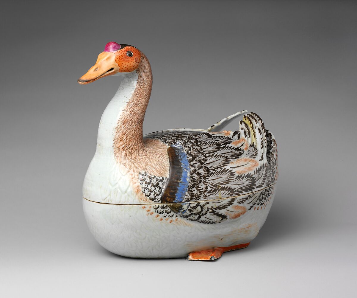 Soup Tureen, Porcelain, Chinese 