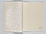 What is White, Michele Oka Doner (American, born Miami Beach, Florida, 1945), Letterpress, handmade paper, wax cover