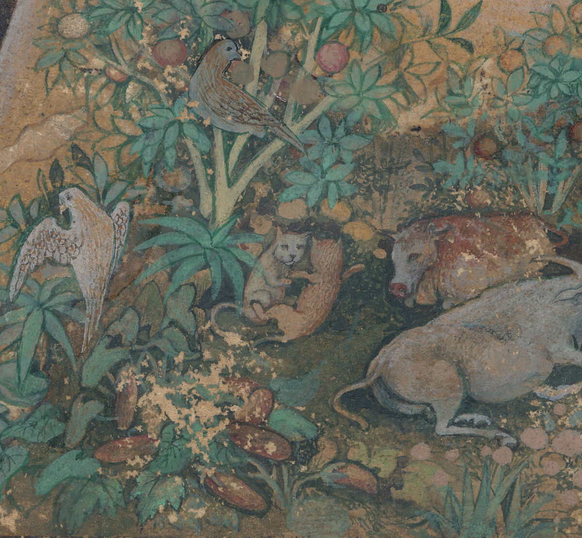 Calligraphy Painting, Isma'il Jalayir (Iranian, active ca. 1858–81), Opaque watercolor and ink on paste board