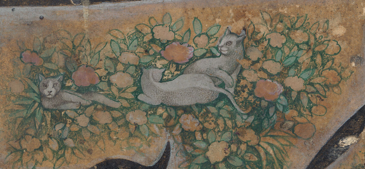 Calligraphy Painting, Isma'il Jalayir (Iranian, active ca. 1858–81), Opaque watercolor and ink on paste board