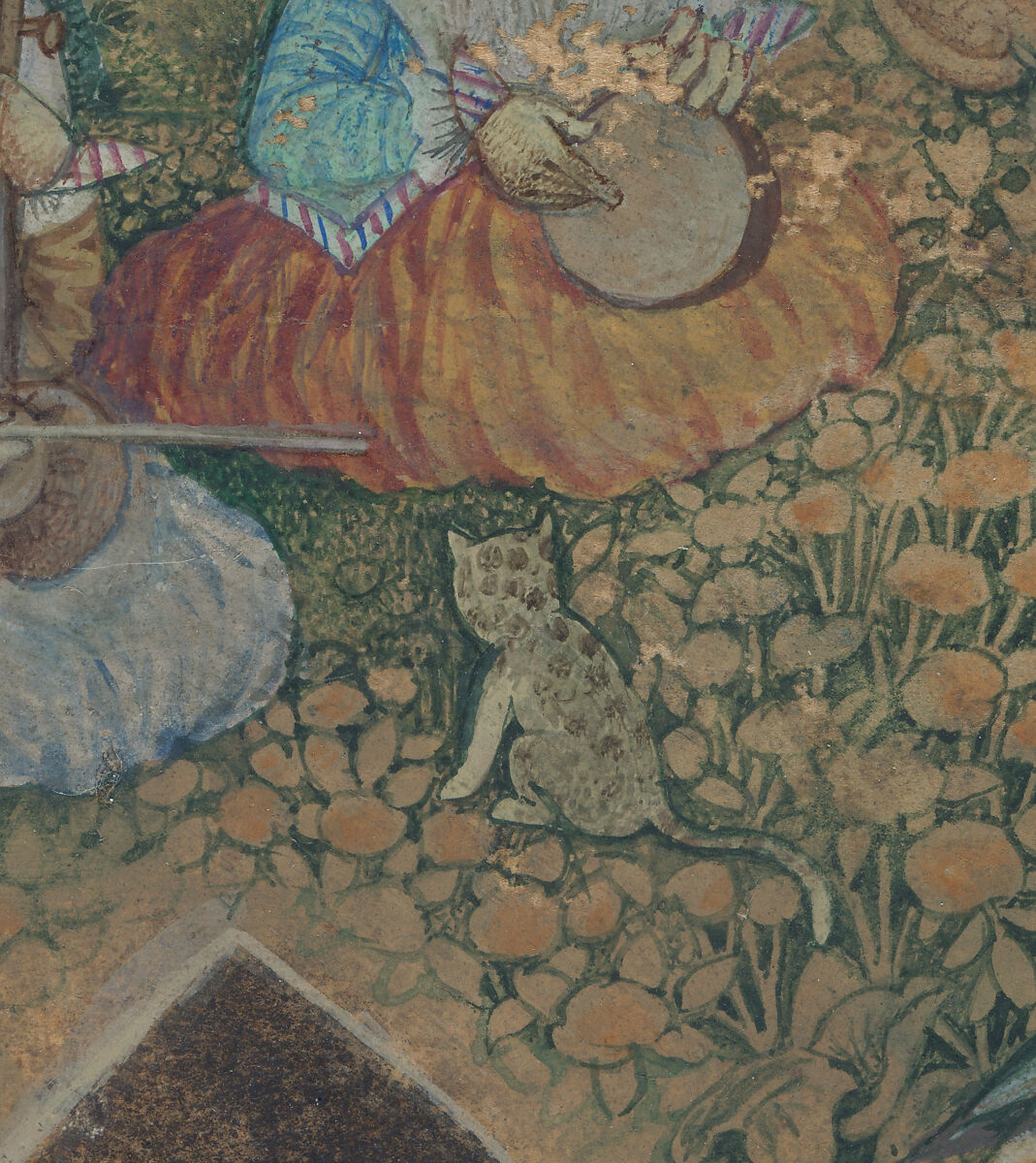 Calligraphy Painting, Isma'il Jalayir (Iranian, active ca. 1858–81), Opaque watercolor and ink on paste board