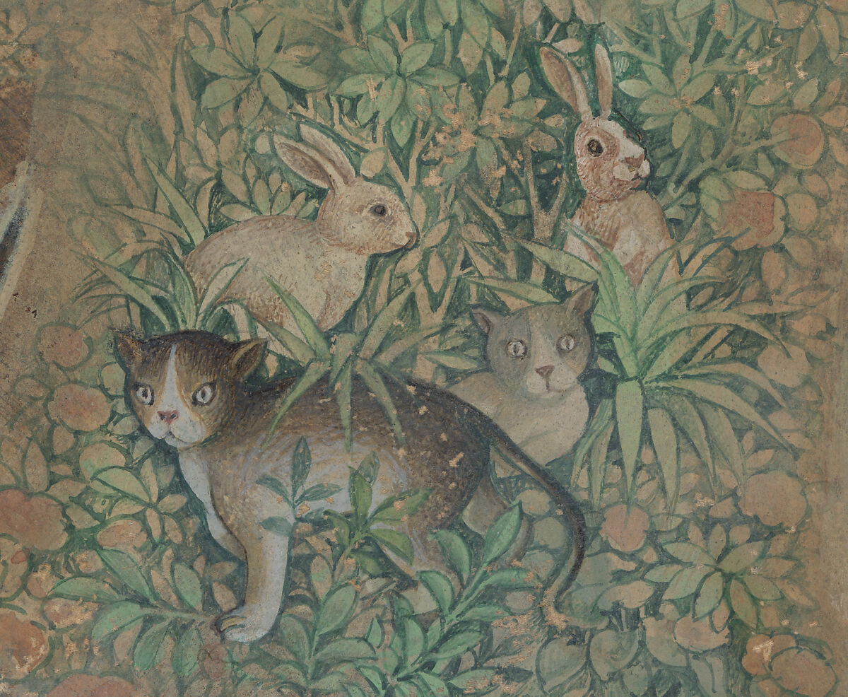 Calligraphy Painting, Isma'il Jalayir (Iranian, active ca. 1858–81), Opaque watercolor and ink on paste board