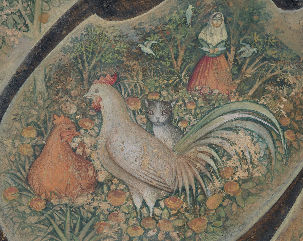 Calligraphy Painting, Isma'il Jalayir (Iranian, active ca. 1858–81), Opaque watercolor and ink on paste board