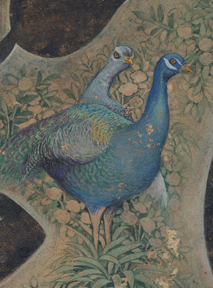 Calligraphy Painting, Isma'il Jalayir (Iranian, active ca. 1858–81), Opaque watercolor and ink on paste board