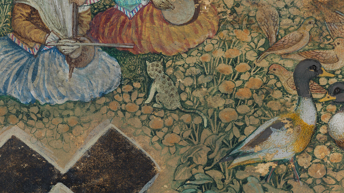 Calligraphy Painting, Isma'il Jalayir (Iranian, active ca. 1858–81), Opaque watercolor and ink on paste board