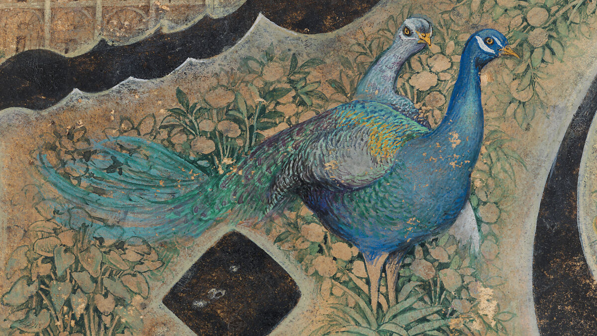 Calligraphy Painting, Isma'il Jalayir (Iranian, active ca. 1858–81), Opaque watercolor and ink on paste board