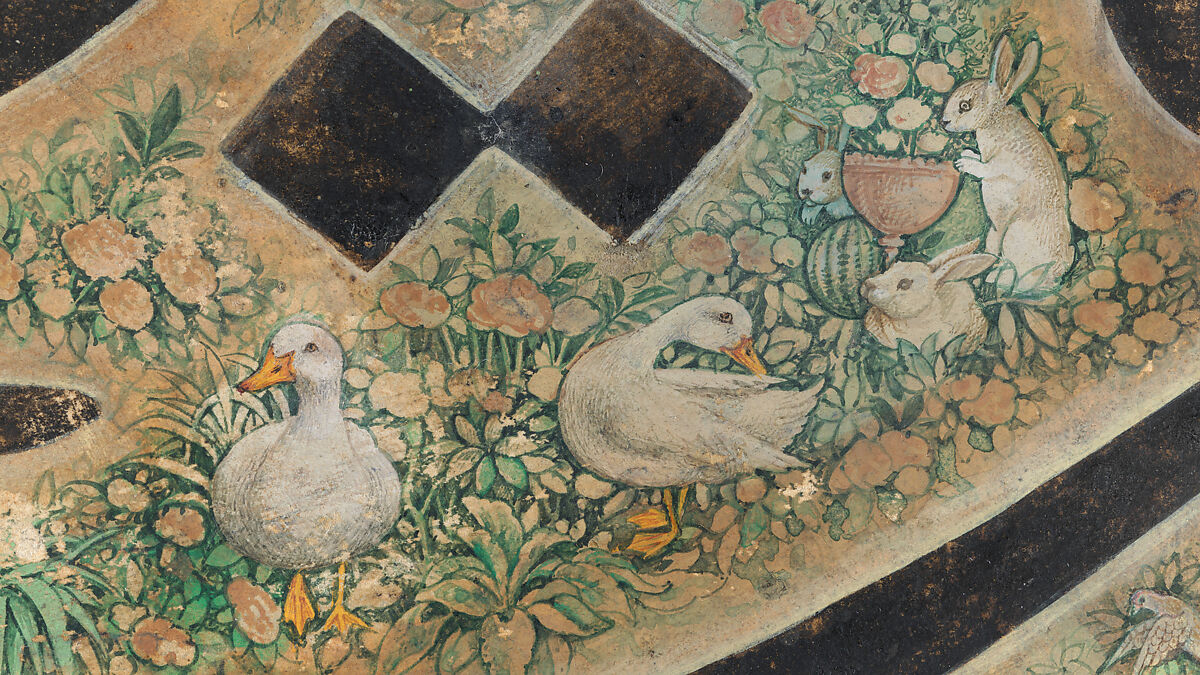 Calligraphy Painting, Isma'il Jalayir (Iranian, active ca. 1858–81), Opaque watercolor and ink on paste board