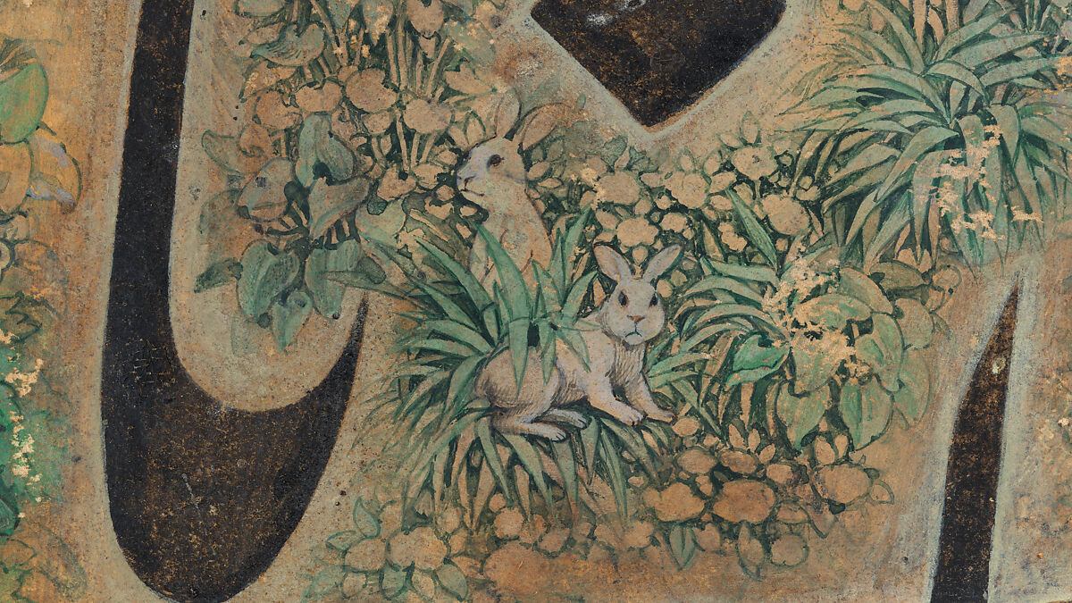 Calligraphy Painting, Isma'il Jalayir (Iranian, active ca. 1858–81), Opaque watercolor and ink on paste board